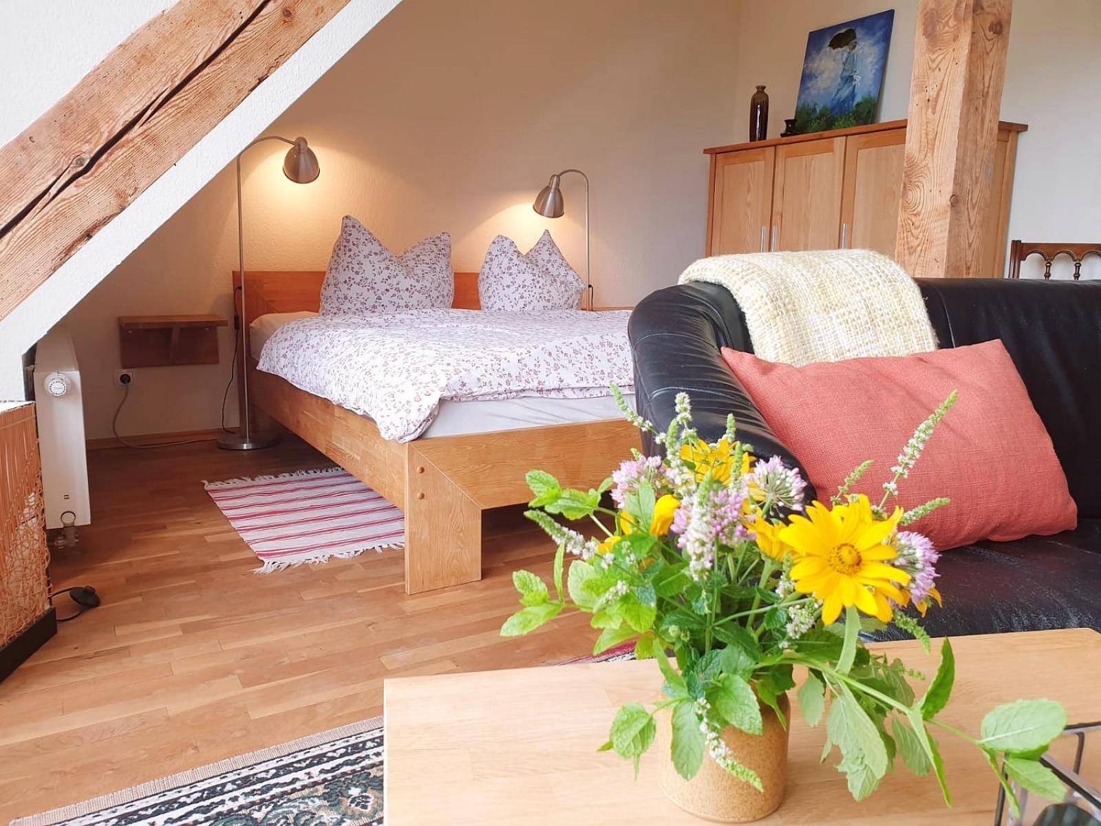 Apartamento Forsthof Niendorf Teterow Habitación foto
